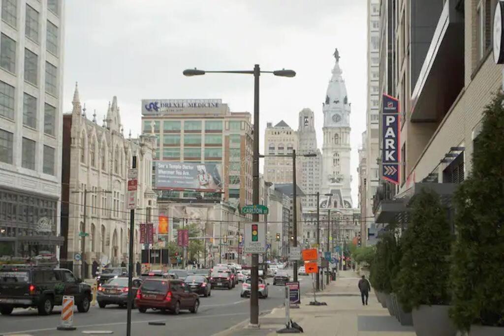 504 Luxe 1Bdr Apt In Center City Filadelfia Esterno foto